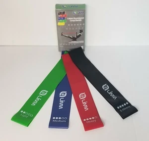 Limm Resistance Loop Bands 4 Bands Levels Beginner to Advanced gym workout fit - Picture 1 of 12