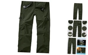 Kids' Cargo Pants, Youth Boys' Hiking Casual Outdoor 8 Years 930 Army Green - Picture 1 of 6