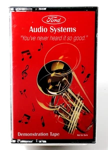 VINTAGE NEW Ford Audio System Demonstration Tape 80's Cassette Tape SEALED - Picture 1 of 3