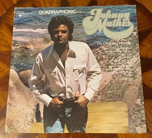 JOHNNY MATHIS - I'm Coming Home ~ CBS |QUADRAPHONIC 32435 {nm} (sq disc) [PROMO] - Picture 1 of 5