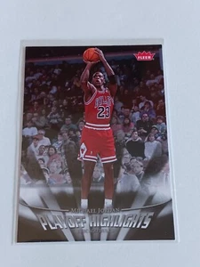 2007-08 Fleer Michael Jordan Playoff Highlights #PH29 Chicago Bulls - Picture 1 of 2