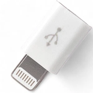 Adaptor Micro USB to 8 Pin Cable Converter for iPhones iPads iPhone 6 6s 6s Plus - Picture 1 of 16