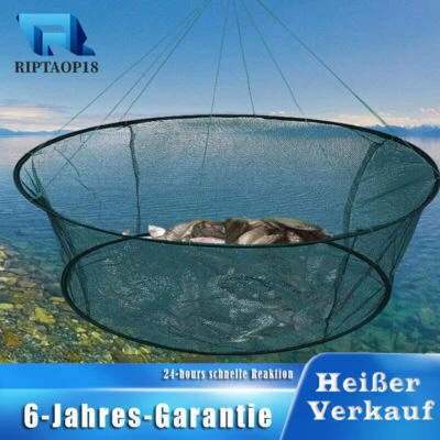 Köderfischsenke Faltbares Fischernetz Köderfischreuse Fischsammlung Taschen DE - Bild 1 von 4
