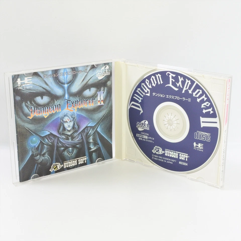 DUNGEON EXPLORER II 2 PC Engine SCD 1988 pe - Image 1 of 4