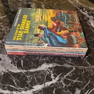Five Vintage Hardcovers from Cornerstones of Freedom Series c1965-70 - Picture 1 of 19