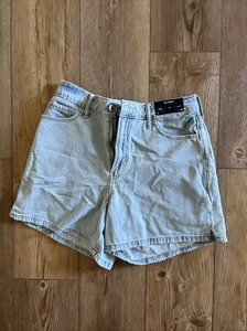Hollister Ultra High-Rise Short 90s Shorts Women's Size 8 - Picture 1 of 4