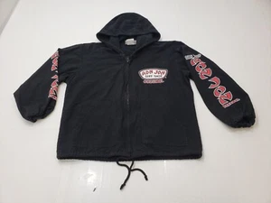 Ron Jon Surf Shop Youth Kids Jacket Full Zip Hooded Lightweight Black Size L - Picture 1 of 12