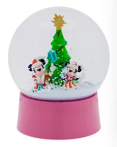 Disney Santa Mickey & Minnie Mouse 2023 Navidad vacaciones globo de nieve - Imagen 1 de 5