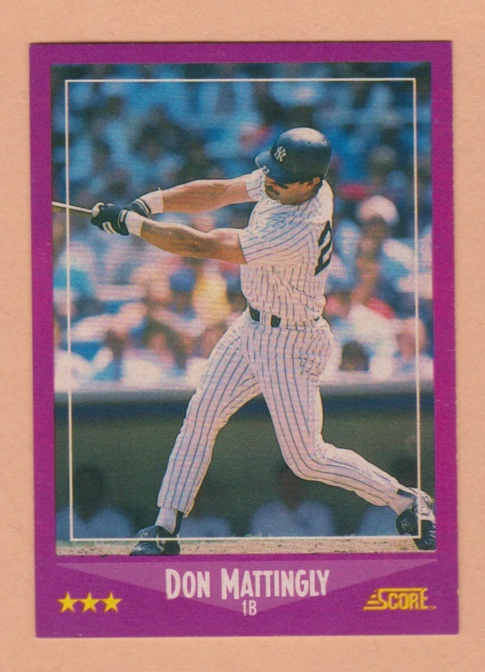 BUY 4, GET 2 FREE 1988 SCORE BASEBALL STARS YOU PICK NMMT ** FREE SHIPPING ** - Image 1 of 1