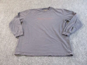 Abercrombie & Fitch Shirt Men's Small Gray Long Sleeve Cotton y2k mallcore* - Picture 1 of 11
