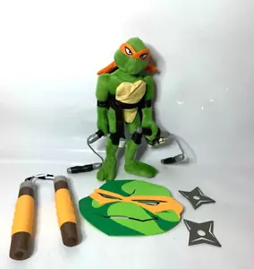 Play by Play Teenage Mutant Ninja Turtles 2007 12" juguete suave Miguel Ángel (02 - Imagen 1 de 6