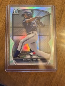 MANUEL BELTRE 2023 BOWMAN CHROME PROSPECTS #BCP-79 LUNAR GLOW REFRACTOR 