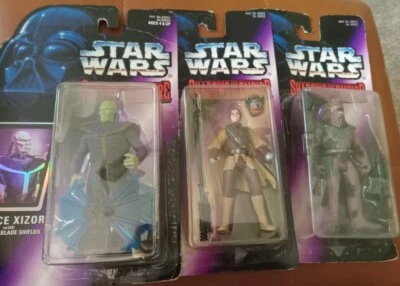 3 figuras de Star Wars Príncipe Xizor, Chewy, Leia (lote) "Sombra del Imperio" 1996 NUEVO Foto 1 de 4