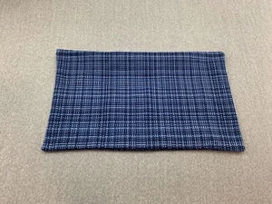 Kevin Textiles Textured Throw Lumbar Pillow Cover 12" x 20" Blue Woven Costal - Picture 1 of 11