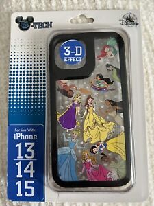 Disney Parks Princess Cinderella, Belle, Rapunzel iPhone 13/14/15  Case Cover