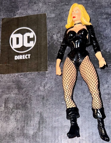 DC Direct Alex Ross Justice League Series 2 Black Canary 7" Figure + Cover