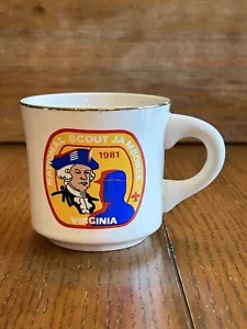 Boy Scouts of America BSA National Scout Jamboree Virginia 1981 Ceramic Mug - Picture 1 of 2