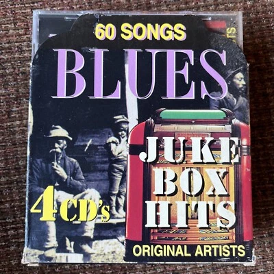 60 Songs Blues - Juke Box Hits - 4CDs - Original Artists - Brand New Sealed! - Image 1 of 4