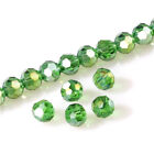 100 pièces à faire soi-même 4 mm perles rondes en verre cristal perle verte espaceur pour bracelet bijoux