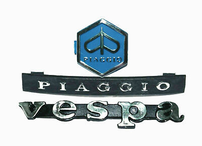 Vespa Piaggio Px LML Legsheild Hexagon Horncast Decal Distintivo Monogramma Logo • 6.98€