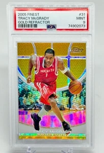 2005 06 Topps Finest TRACY MCGRADY Gold Refractor PSA 9 #31 /39 *Pop 2* - Picture 1 of 2