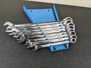 #ay496 Armstrong Tools USA 8pc SAE Ratcheting Wrench Set 5/16" - 3/4" - Picture 1 of 11
