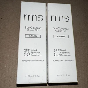 RMS Beauty SunCoverup Supertönung Breitspektrum LSF 50 - 1 flüssige Unze (Karamell) x 2 - Bild 1 von 6