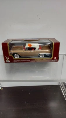 Road Legends 1958 Gold/Brown Cadillac Eldorado Seville Hardtop 1:18 Open Box - Image 1 of 4
