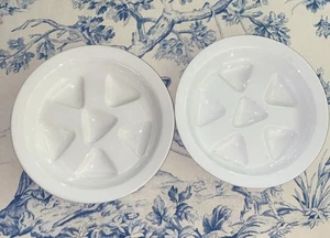 Platos de escargot Pillivuyt. Plato de sartenes de caracol francés vintage - Imagen 1 de 4