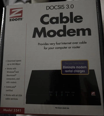 Zoom 5341H Cable Modem-Factory Sealed! - Image 1 of 4