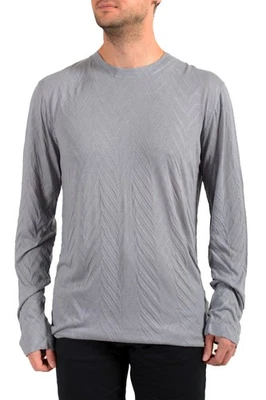 Emporio Armani Men's Gray Crewneck Pullover Sweater - Image 1 of 4