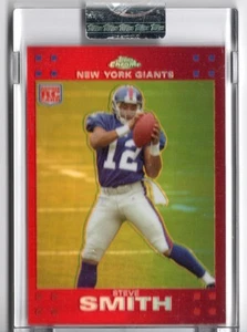 2007 Topps Chrome Steve Smith Red Refractor 050/139 Rookie RC Rare SP #TC211 - Picture 1 of 2