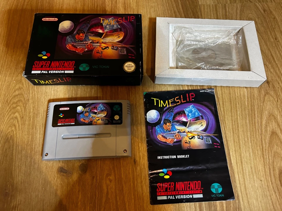 Timeslip Super Nintendo SNES PAL complete - Bild 1 von 4