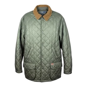 Ralph Lauren Polo Diamond Quilted Jagd Schießen Country Green Jacke Large - Bild 1 von 4
