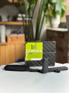 BRAND NEW Contax 137 Camera Grip Adapter Original Black from Japan - US SELLER - Picture 1 of 7