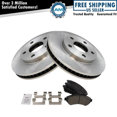 Front Ceramic Brake Pad & Rotor Kit for Buick Chevy Olds Pontiac - Image 1 of 4