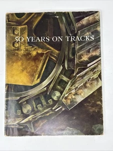 50 Years on Tracks - Caterpillar Tractors History Book 1954 HC DJ Holt CAT Corp. - Imagen 1 de 15