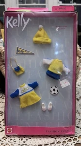 Barbie 2000 Kelly Soccer Star Fashion Avenue 25754 Mattel ungeöffnet Zubehör - Bild 1 von 4