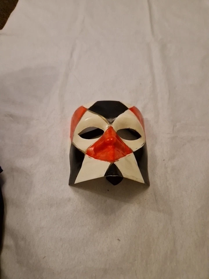 Mask Made Italy  Masquerade Genuine Vintage  Venezia Venice Carnival Ball Dance - Image 1 of 4