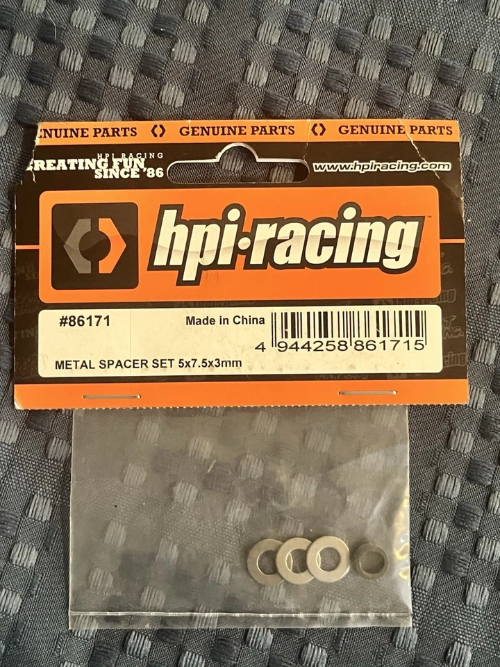 HPI Metal Spacer Set 5x7.5x3mm SS SAVXL Hpi86171