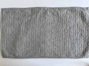 RH Restoration Hardware 100% Linen Quilted Pillow Case Sham King Brown - Picture 1 of 5