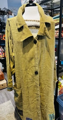 Blue Fish Collection 51 it art coat hemp herringbone coat Size 2 - Image 1 of 4