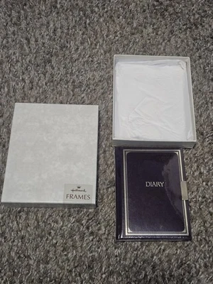 Brown with gold colored inlay Vintage Hallmark Heritage Diary sealed new in box - Image 1 of 4