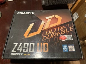 GIGABYTE Z490 UD Motherboard Intel Z490 DDR4 LGA 1200 ATX Original Box - Picture 1 of 5