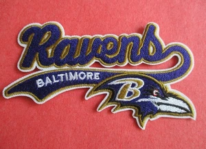 Baltimore Ravens NFL Fútbol Nuevo Redondo Parche Planchado 4" - Imagen 1 de 1