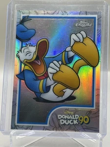 Donald Duck 2024 Topps Chrome Disney #DD-7 Donald Duck 90th Anniversary - Picture 1 of 2