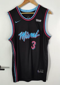 Nike NBA Miami Heat Dwayne Wade Vice City Edition Basketball Trikot Gr. 52 XL - Bild 1 von 7