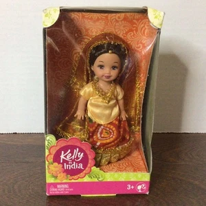 Kelly in India Barbie Doll in Peach/Red - 2008 Mattel - NEW/Sealed - Picture 1 of 5
