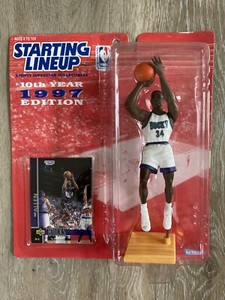 1997 RAY ALLEN HASBRO STARTING LINEUP SLU NBA UPPER DECK CARD MILWAUKEE BUCKS