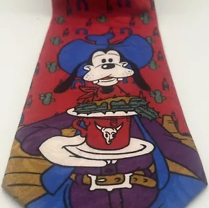 Corbata Corbata Disney Mickey Unlimited Vaquero Goofy Cactus De Colección Dibujos Animados Novedad - Imagen 1 de 5